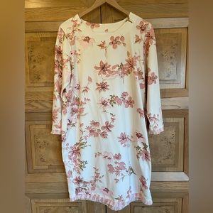 Spartina 449 3/4 Sleeves Floral Fringe Dress